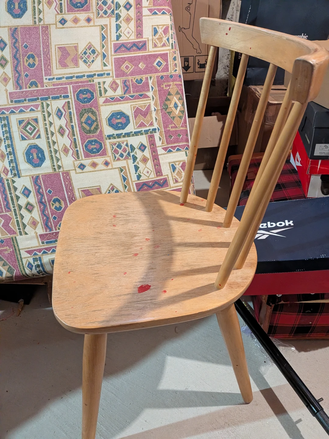 Wooden Spindle Back Chair - photo 2