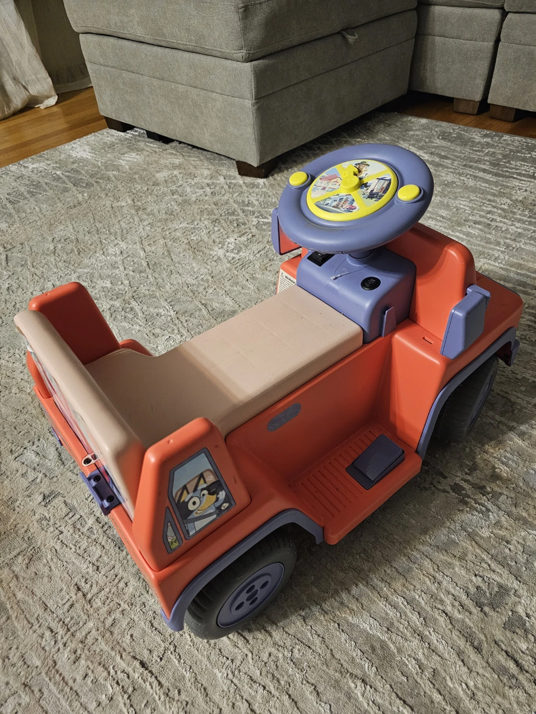 Bluey Ride-On Toy Car
