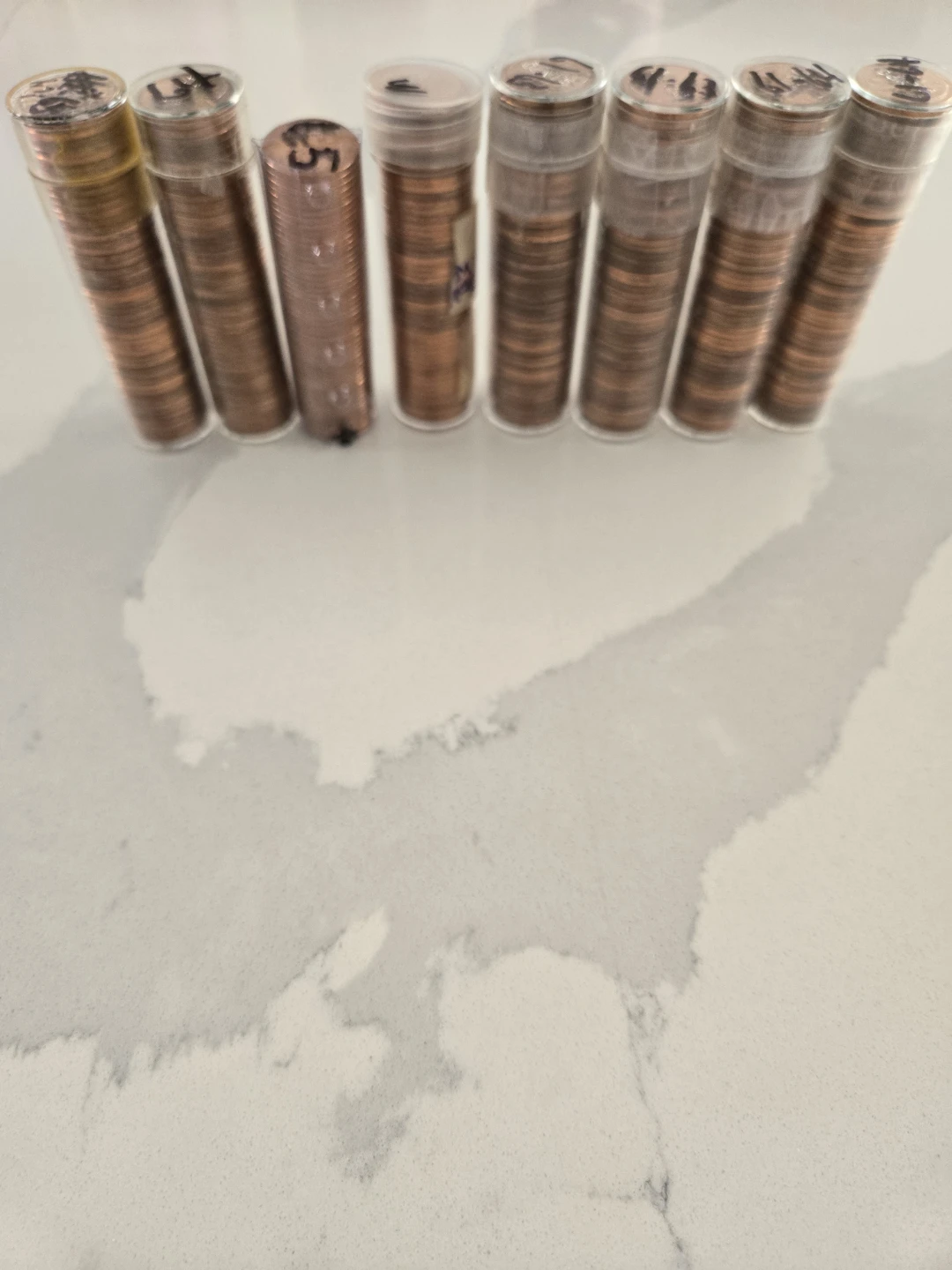 8 Rolls of Vintage Canadian Pennies