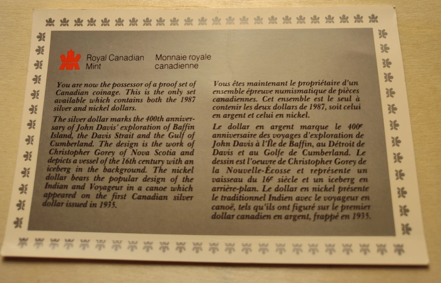 1981 Royal Canadian Mint Proof Coin Set - photo 4