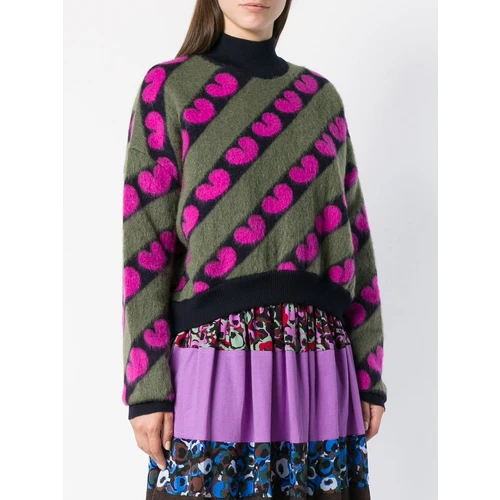 Marni  Heart Print Sweater - photo 3