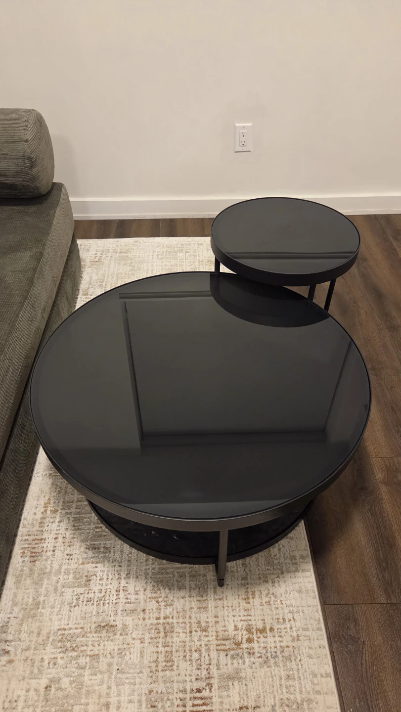 Black Nesting Coffee Tables