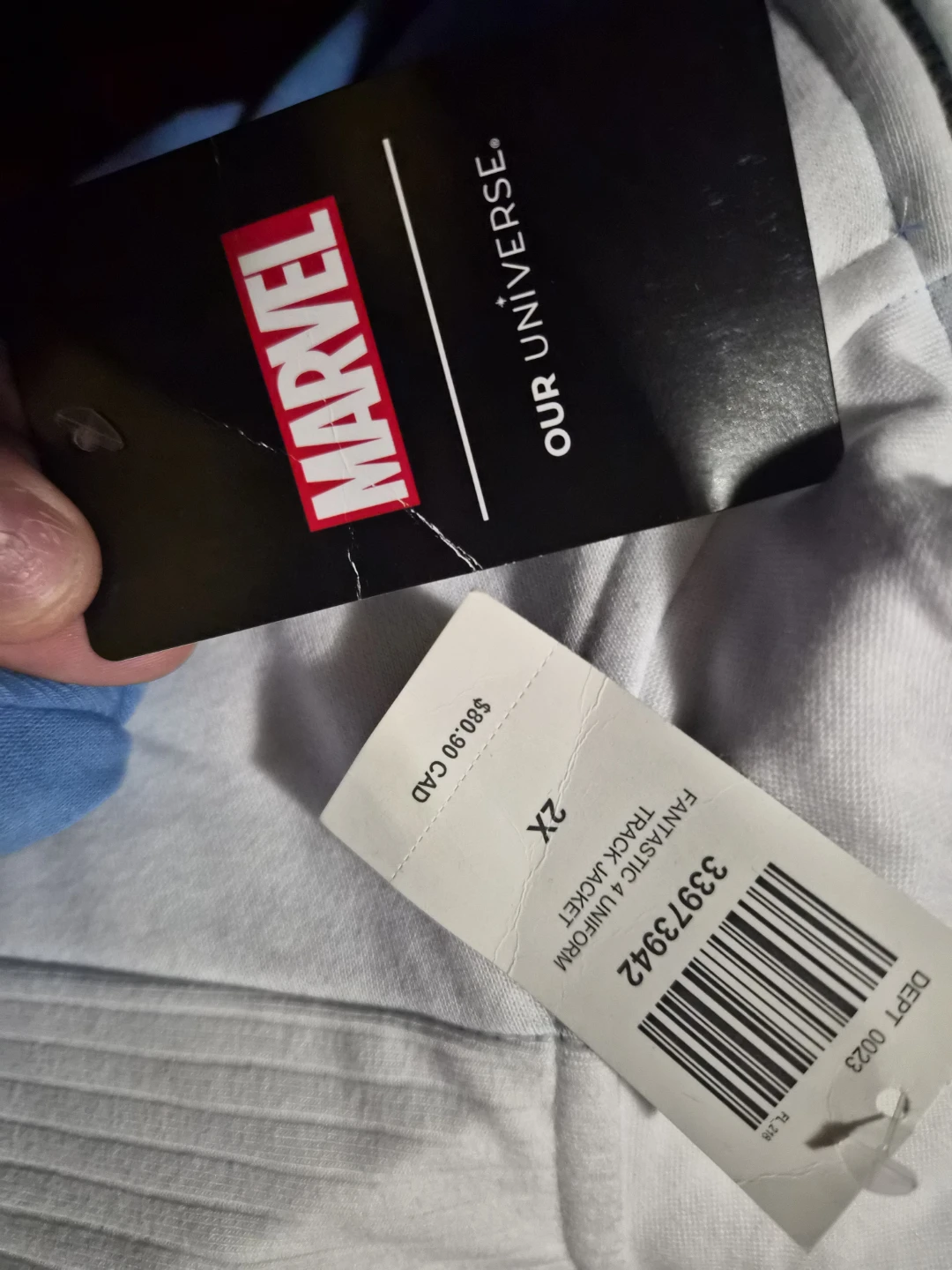 Marvel Fantastic 4 Uniform Track Jacket 2XL - photo 3