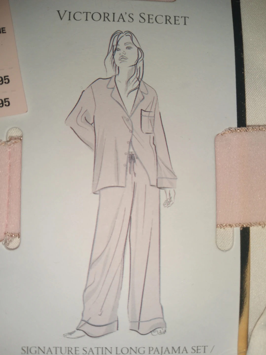 New satin cream pajamas Victoria secrets - photo 2
