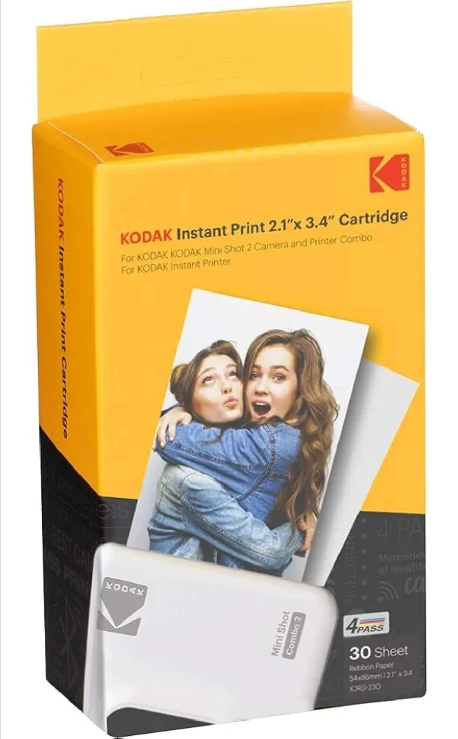 Kodak 30 Pack 4PASS Instant Print Cartridge - photo 2