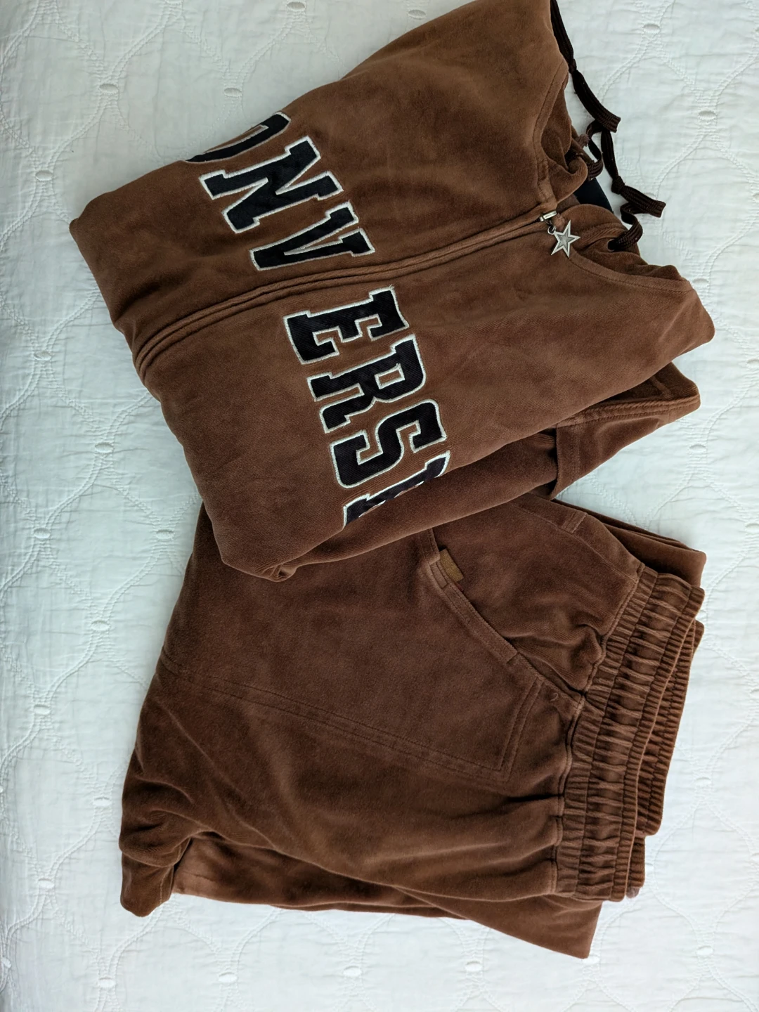 Vintage 90s Converse velour track suit