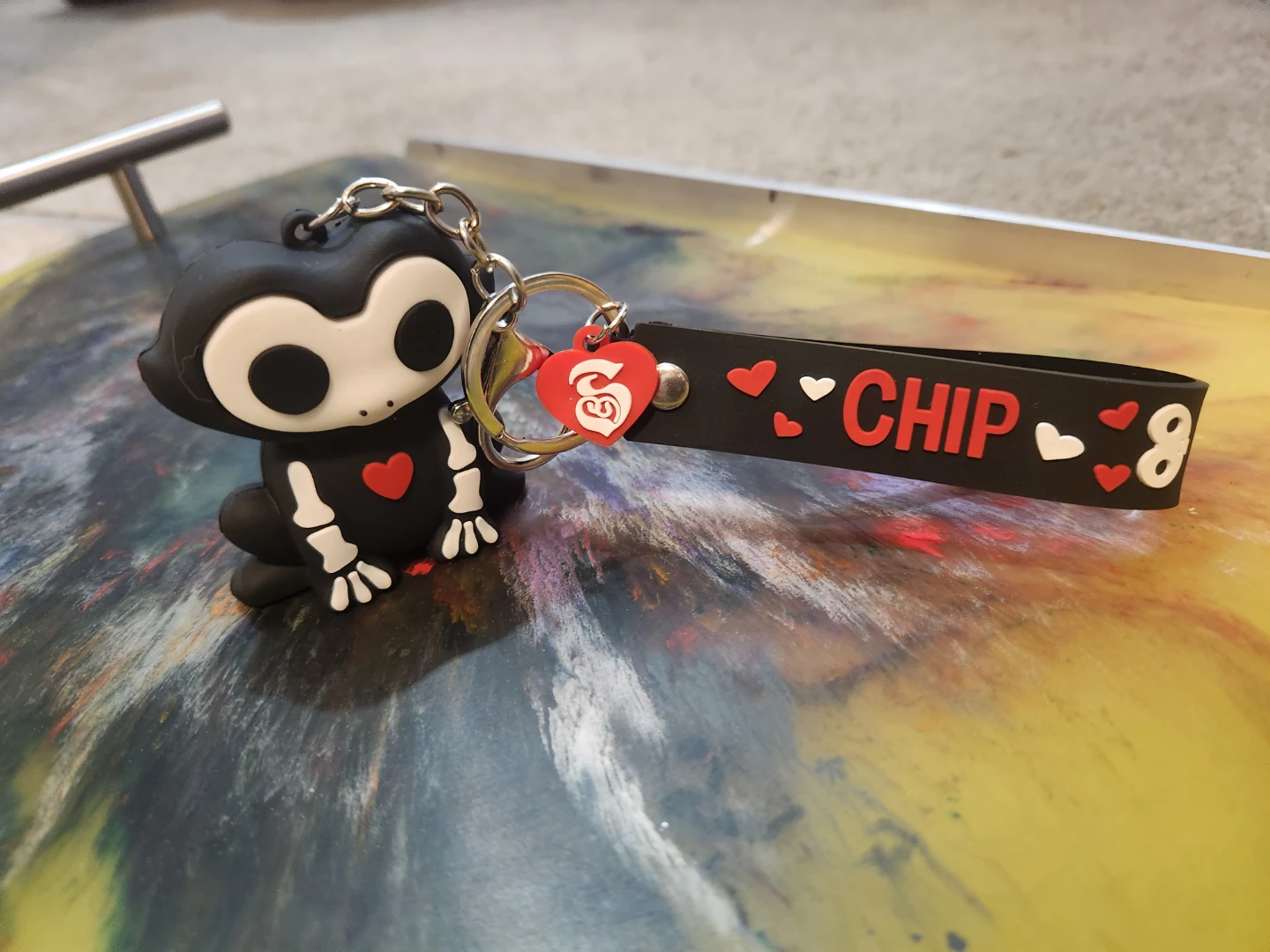 Skelanimals Series 2 Keycahins Chip the Frog - photo 2