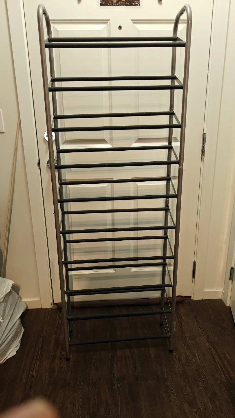 10-Tier Metal Shoe Rack Organizer - photo 2