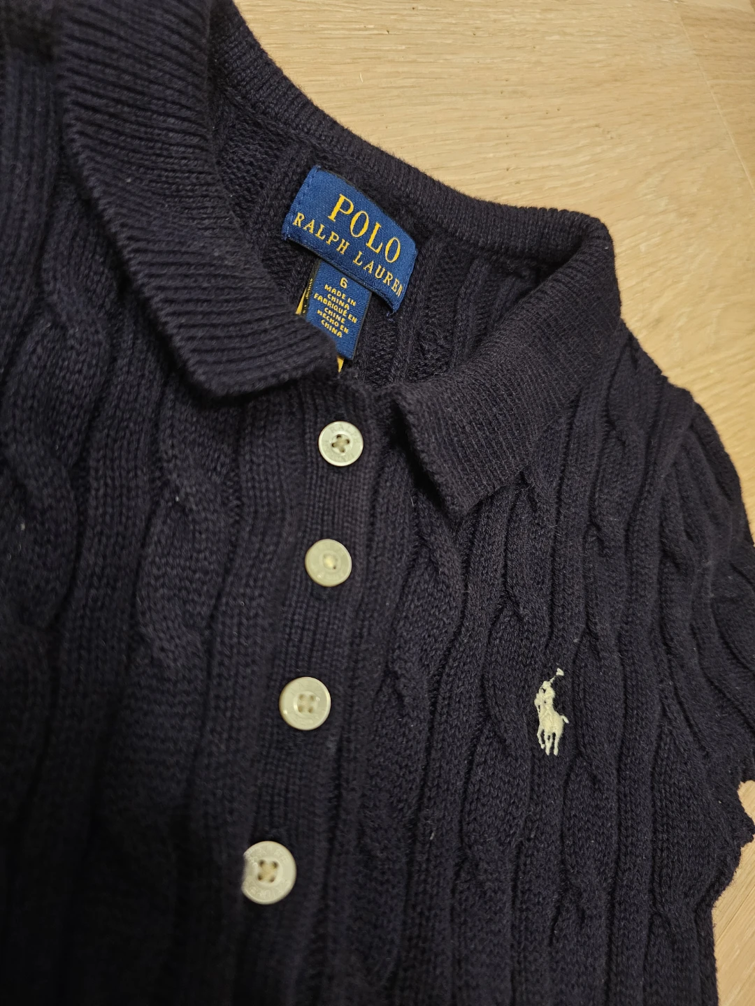 🏈 Polo Ralph Lauren Kids Cable Knit Polo Dress