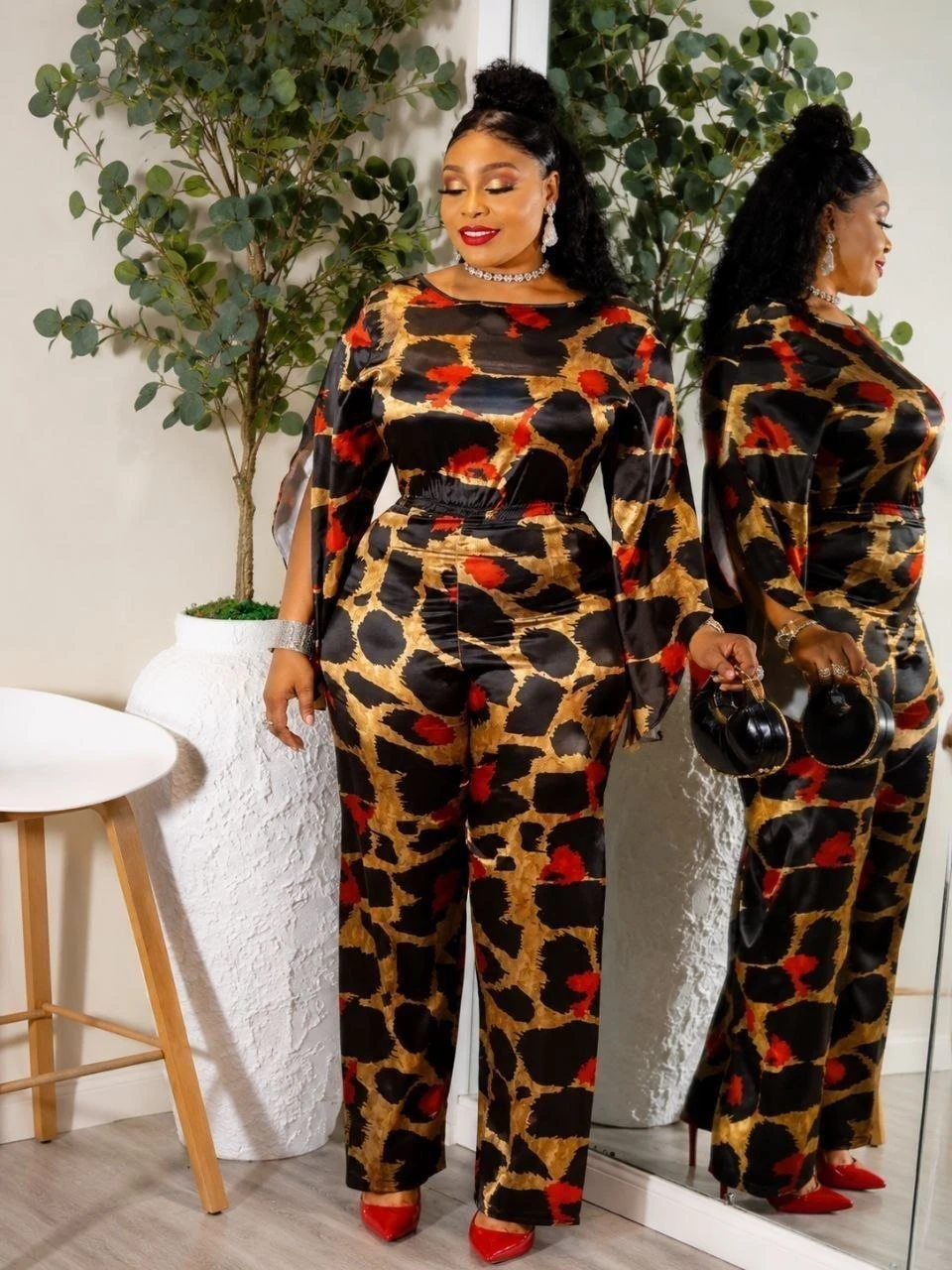 Animal Print Jumpsuit - photo 3