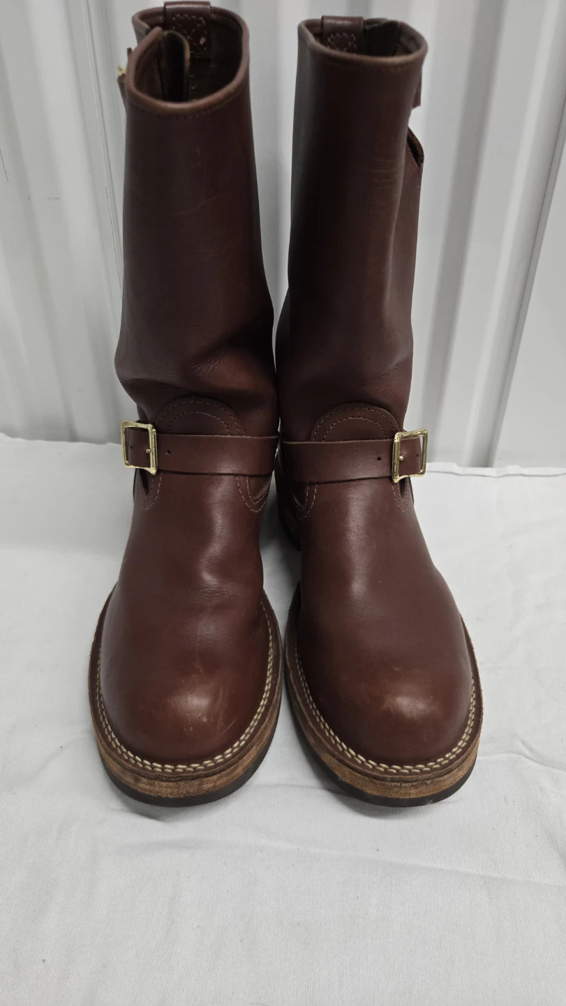 WESCO Boots Stock Boss Engineer Vibram Sole Leather Brown  S.10 - photo 3