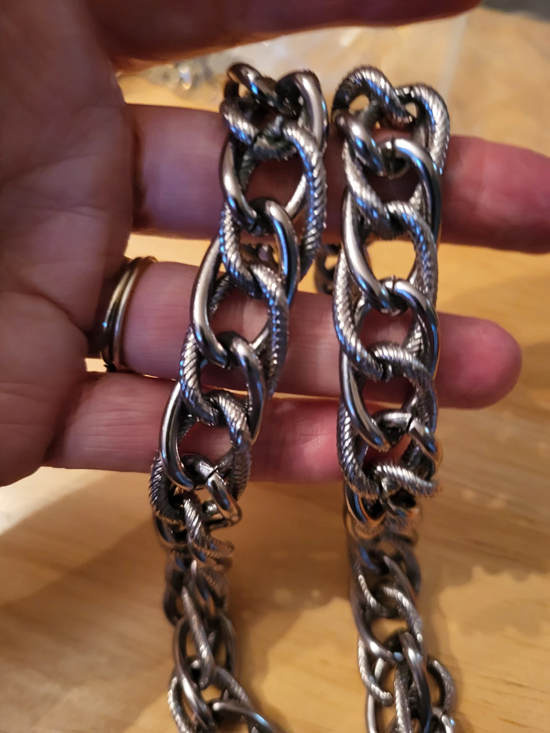 Silver-Tone Chunky Chain Necklace - photo 2