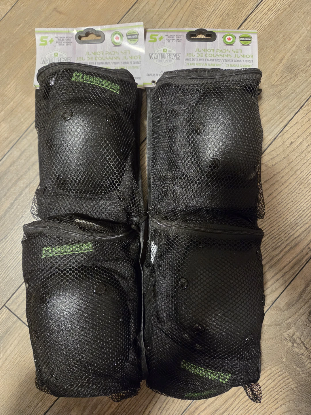 2 Sets of Madd Gear Junior Protective Pads