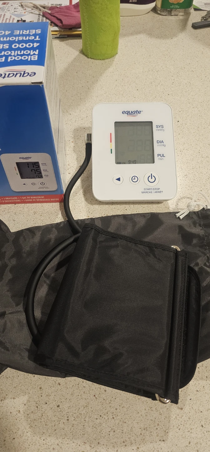Equate 4000 Series Blood Pressure Monitor