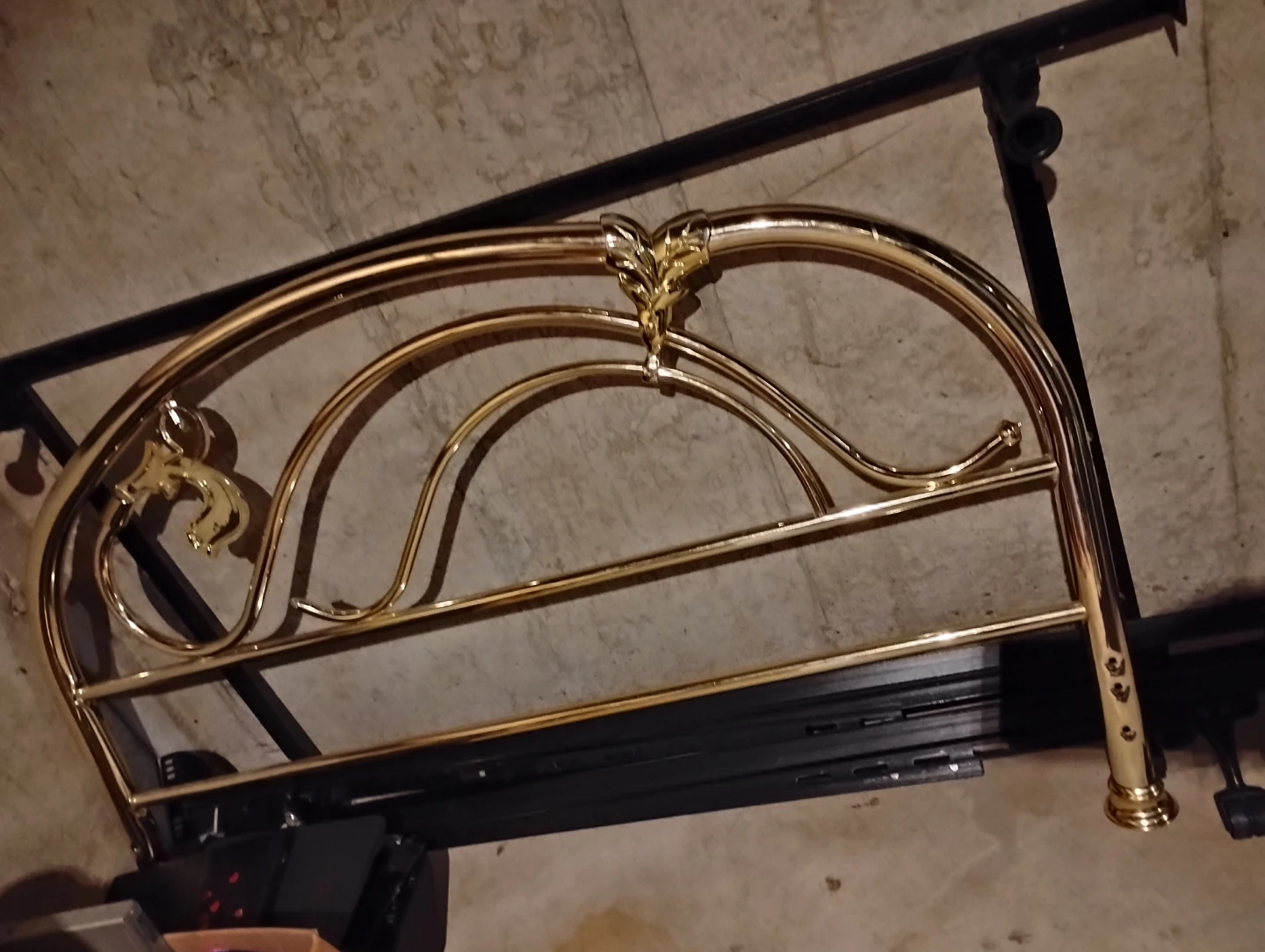 Vintage Brass Headboard