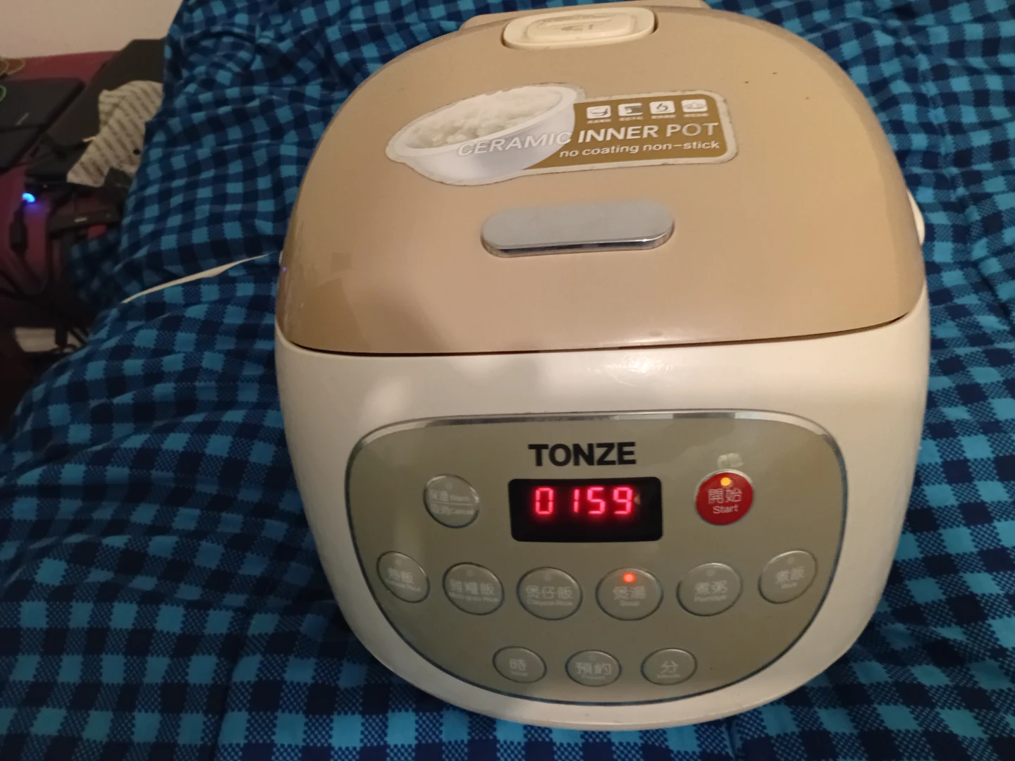 TONZE Digital Rice Cooker with Ceramic Inner Pot - photo 4