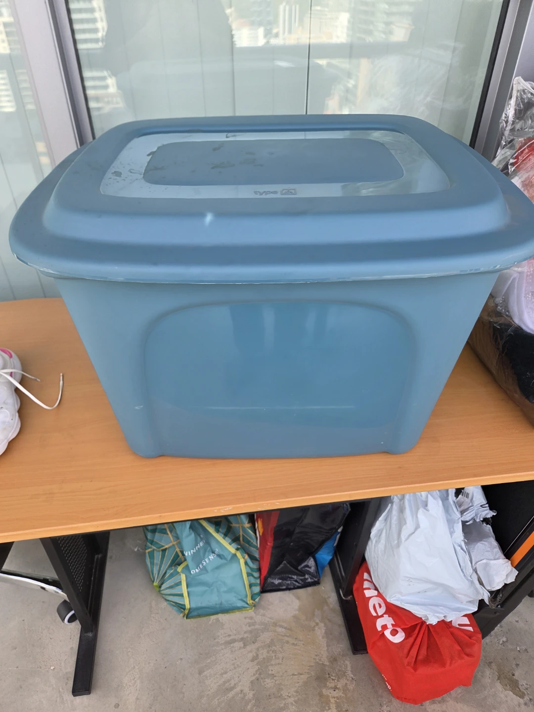 Type A Blue Storage Bin - photo 2