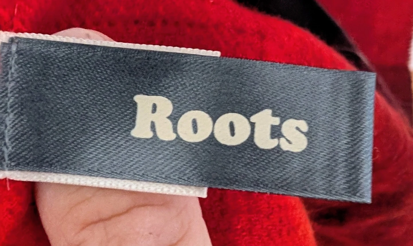 Brand New Roots Red and Black Plaid Scarf - photo 2