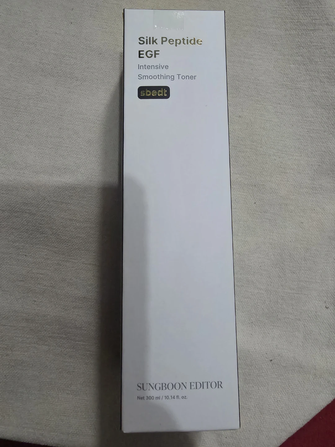SUNGBOON EDITOR Silk Peptide EGF Intensive Smoothing Toner 🏈