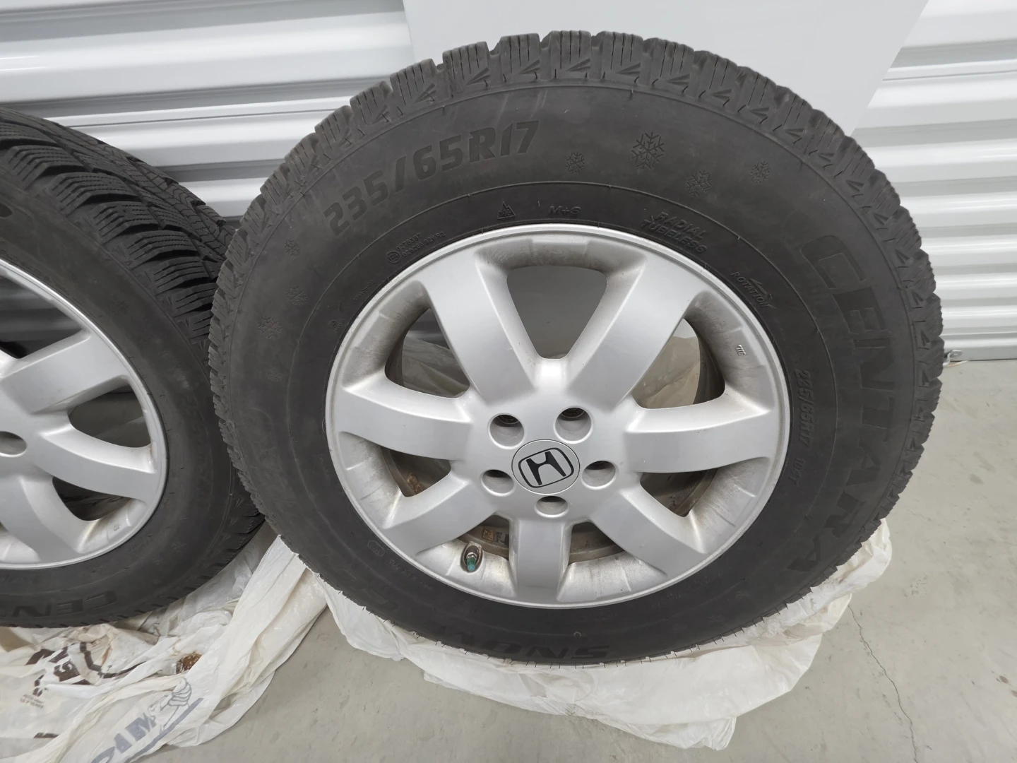 Honda 235/65R17 Winter Tires with Rims - photo 3