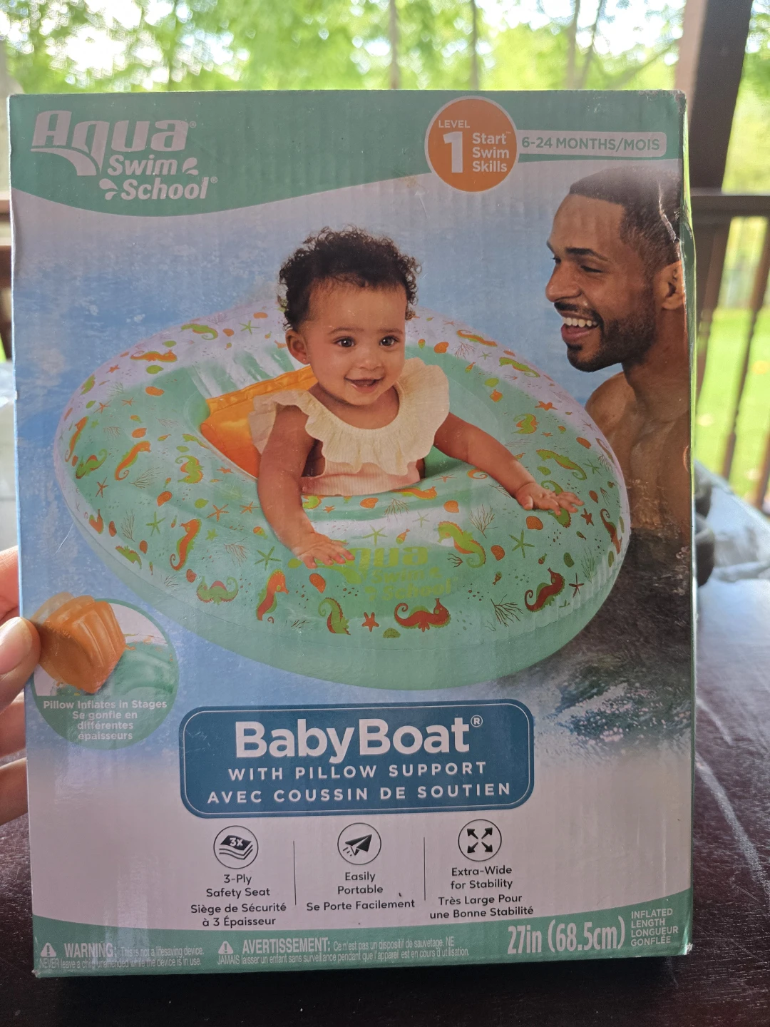 Aqua Swim School BabyBoat with Pillow Support - photo 2