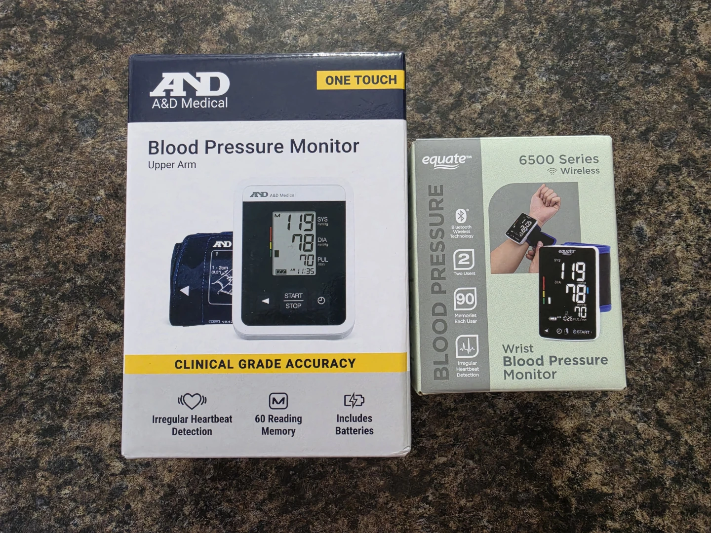 TWO Blood Pressure Monitor