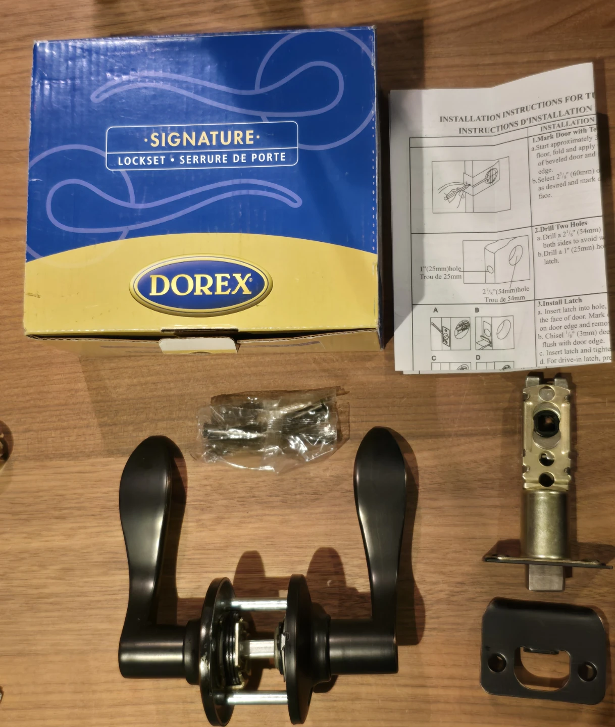 Dorex Signature Deadlock and Door Lever Set