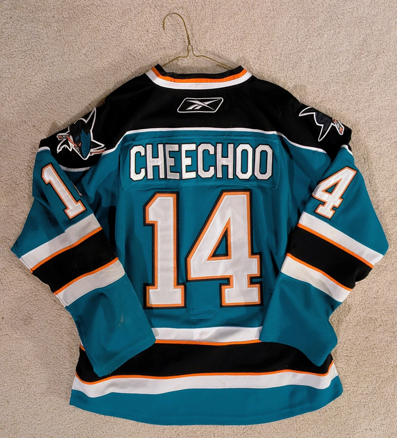 San Jose Sharks Cheechoo Jersey