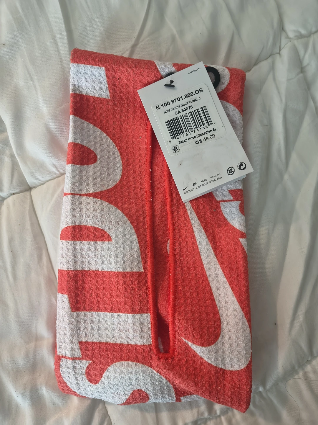 Nike Caddy Golf Towel - Red - photo 2