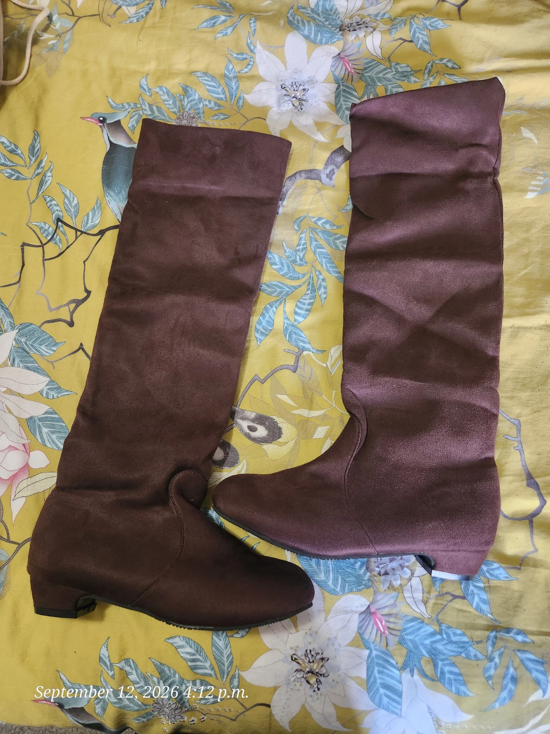 Brown Suede Boots