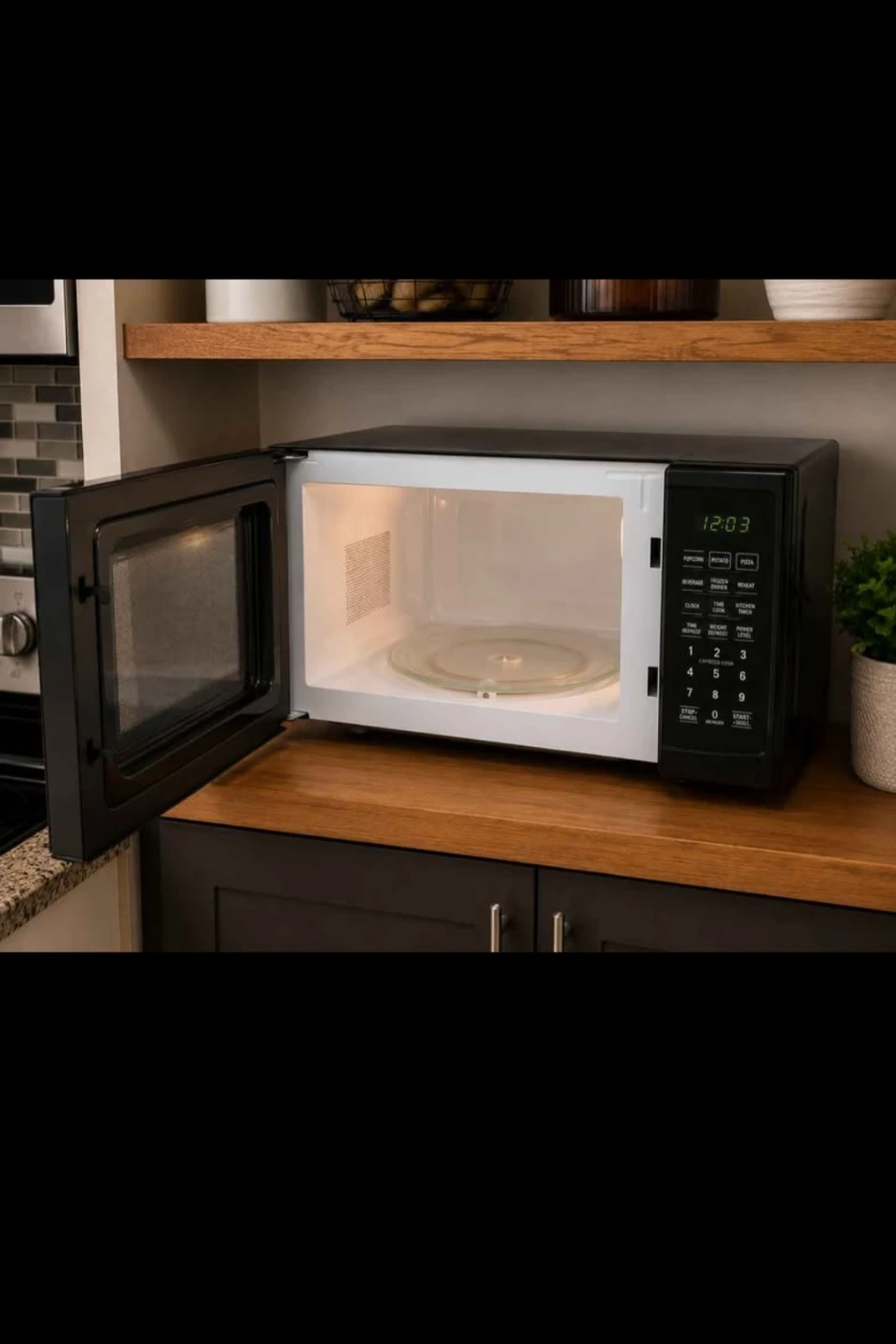 Hamilton Beach Black Microwave - photo 2