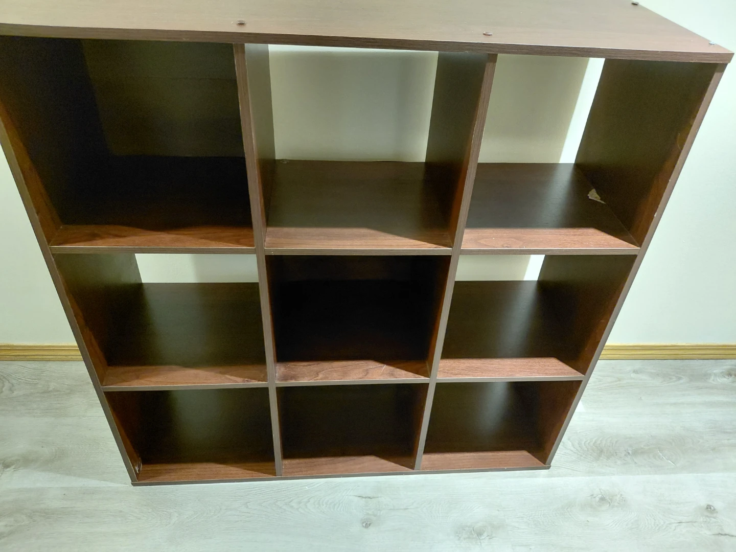 Free Brown 9-Cube Storage Unit