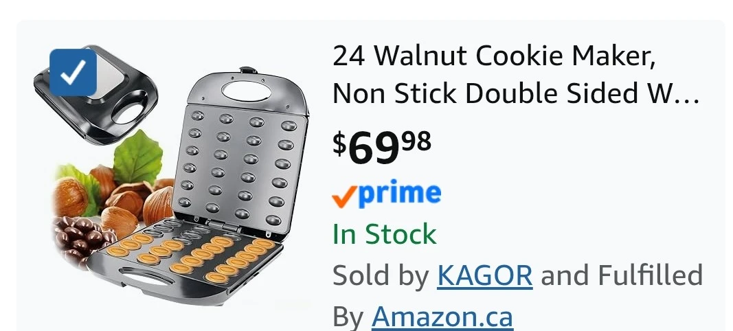Mixdor Electric Nut Walnut Cookie Maker