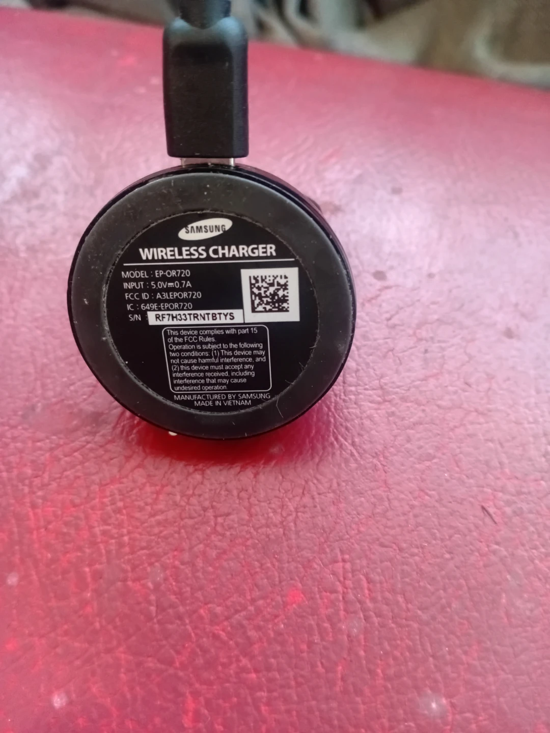 Samsung S2 smart watch Wireless Charger EP-OR720 - photo 2