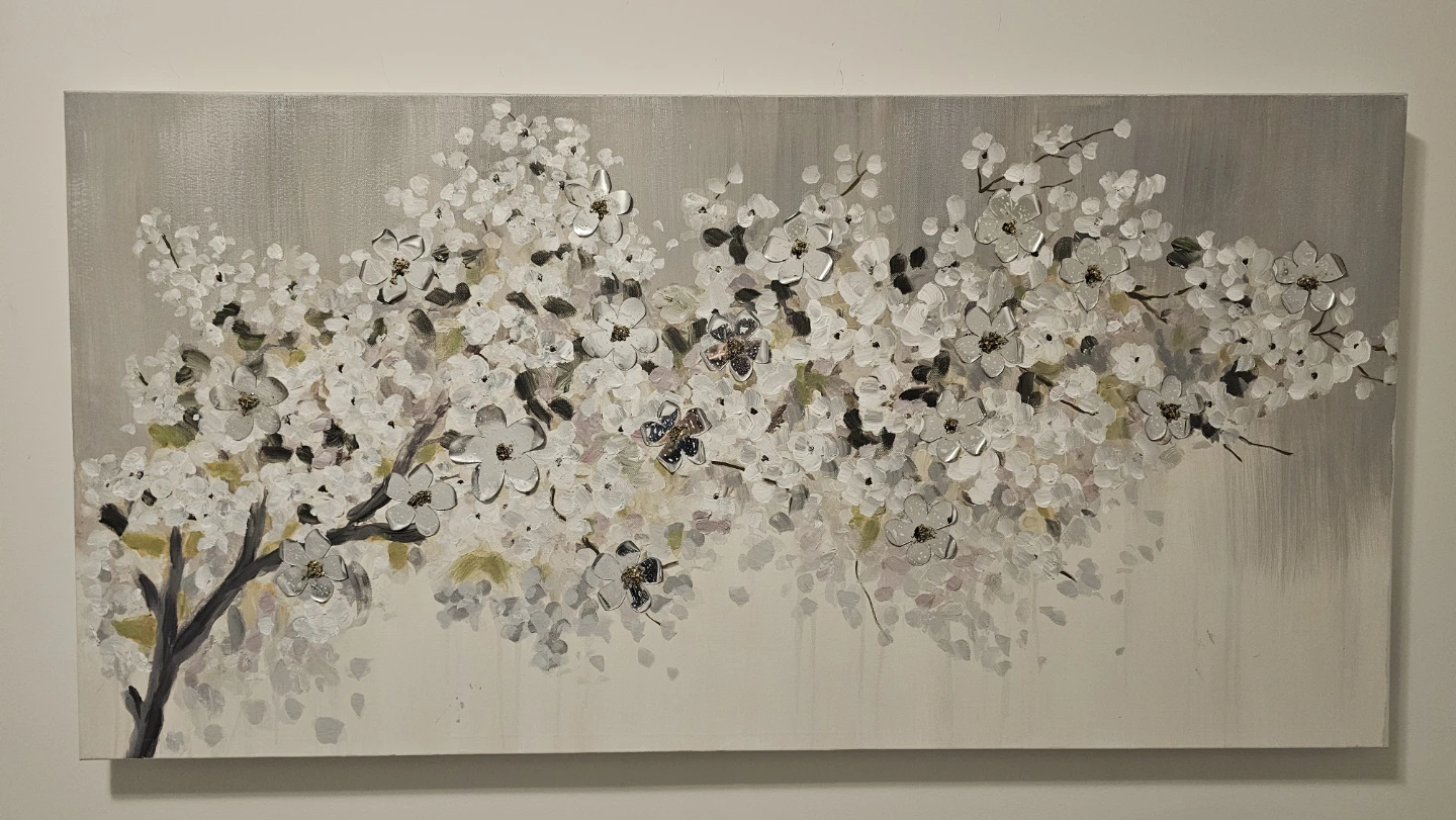 Cherry Blossom Canvas Painting - photo 2