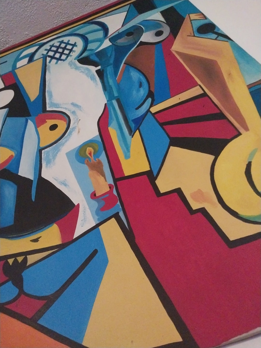 Original Calvin Crouch Cubist Style Painting - photo 3