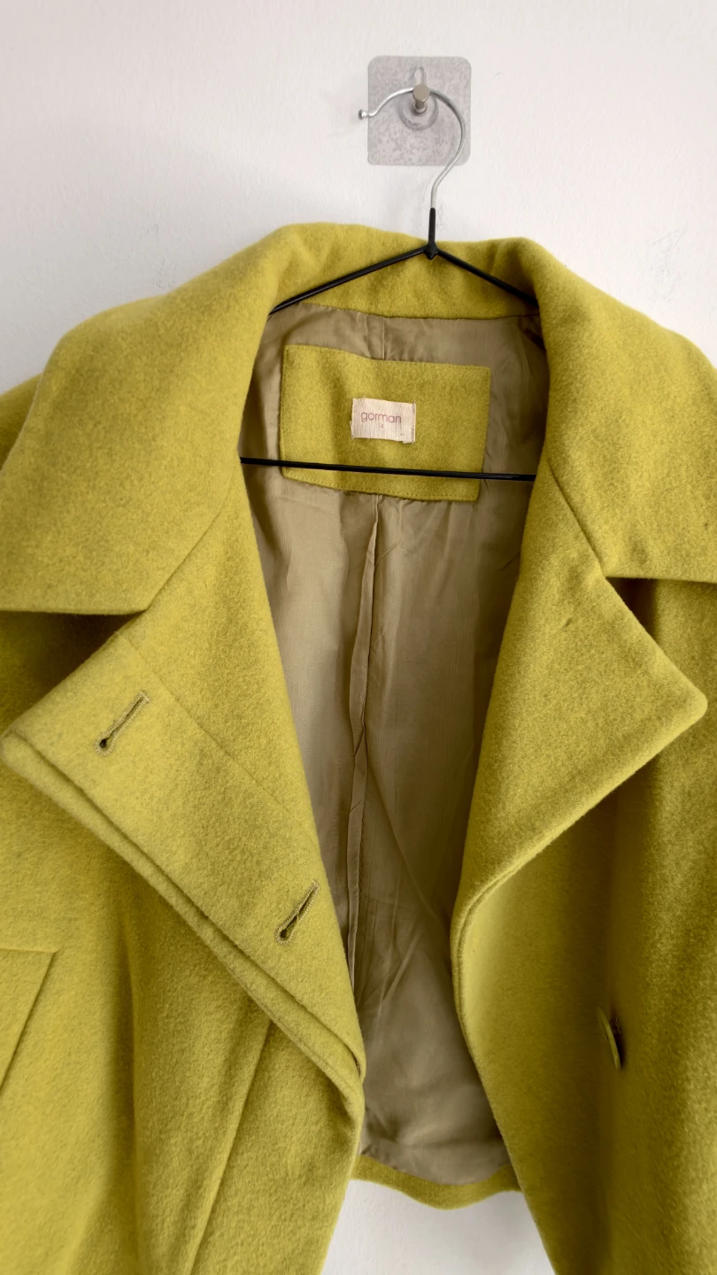 Gorman Lime Green Wool Jacket