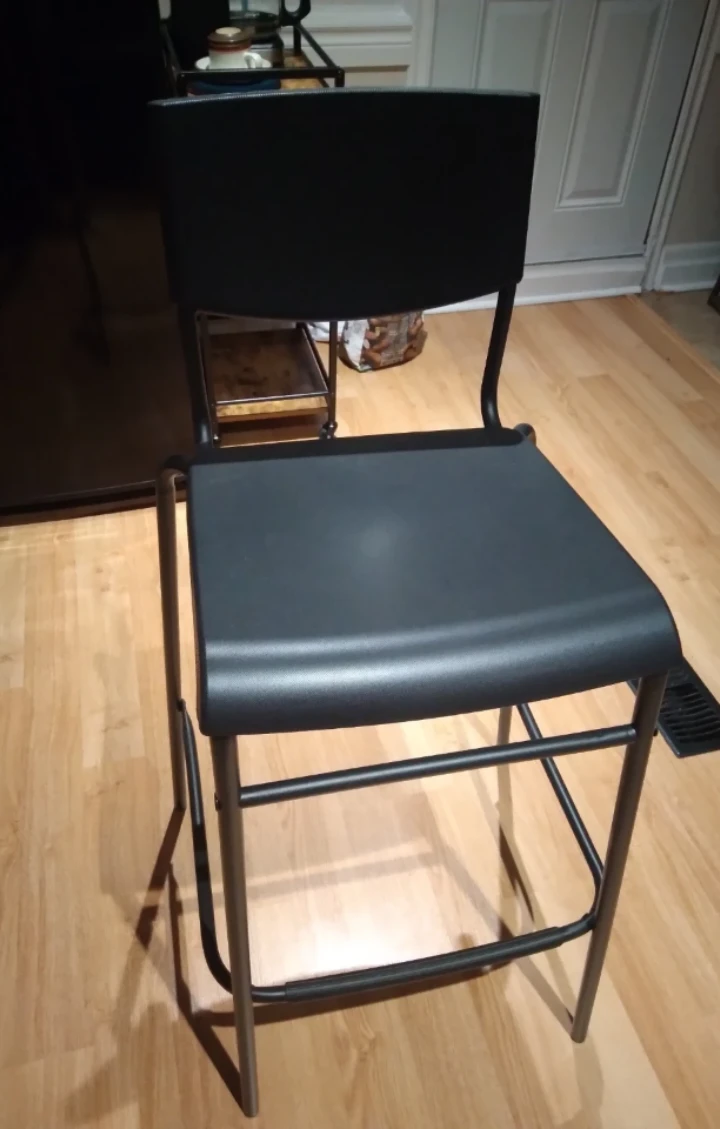 IKEA STIG Bar Stool Black