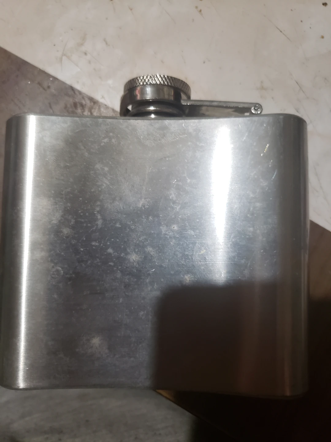 Stainless Steel Pocket Flask. 5 oz - photo 2