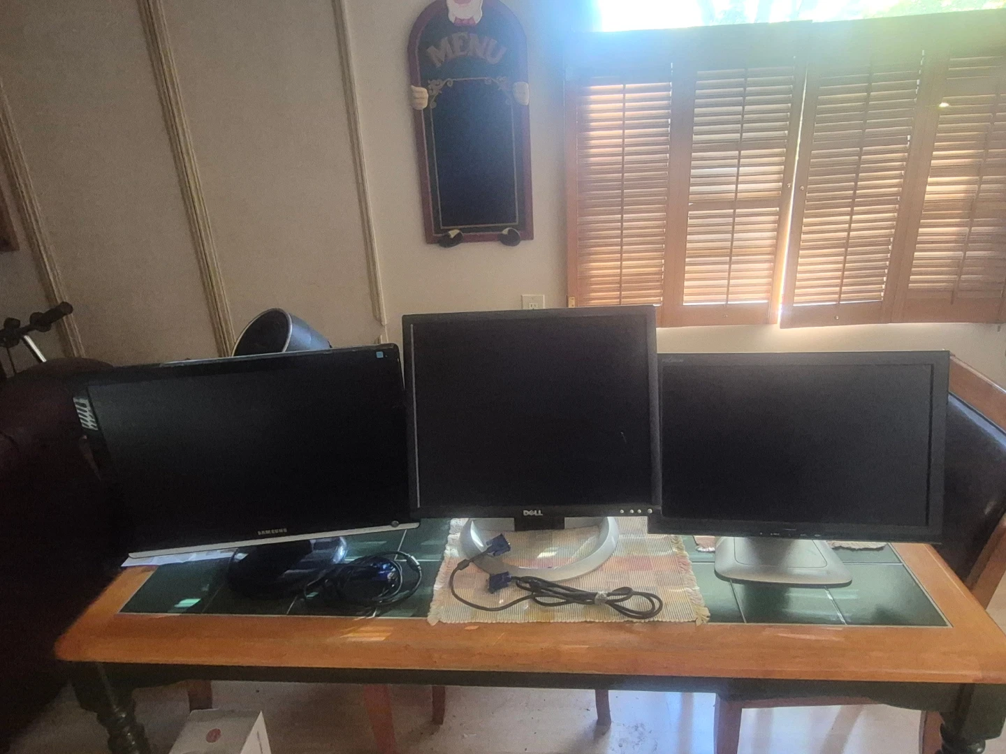 3-Monitor Bundle all working   ($10 o.b.o)
