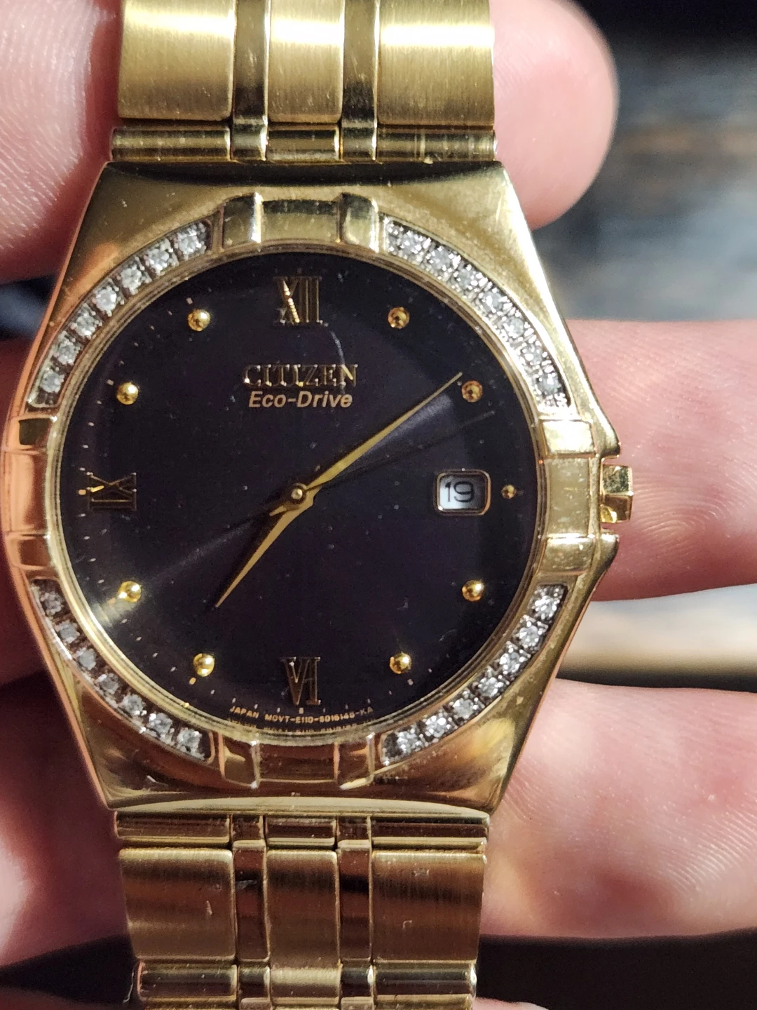 Citizen Eco-Drive Gold Tone Watch