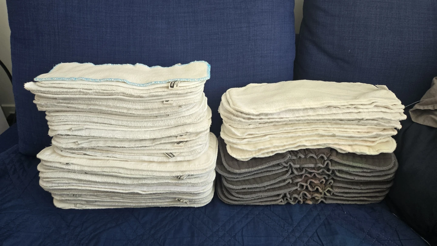 Large Cloth Diaper Set with Inserts and Wet Bags - photo 3
