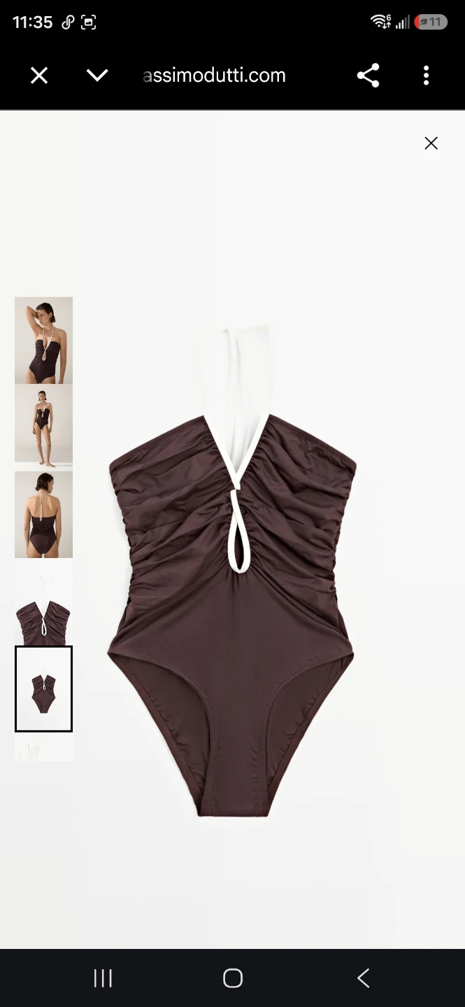NWT Massimo Dutti One-Piece Swimsuit Size Medium - photo 3