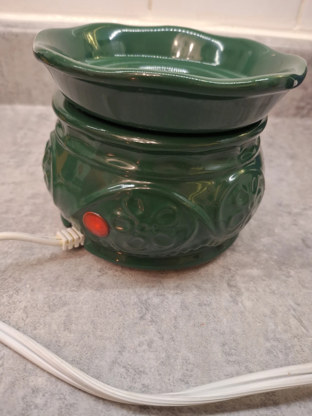 Green Ceramic Electric Wax Warmer - photo 5