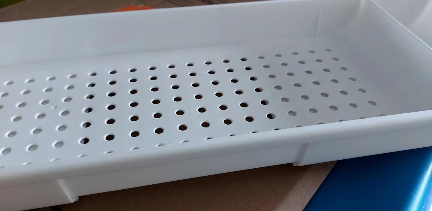Adjustable White Plastic Bath Caddy Tray - photo 4