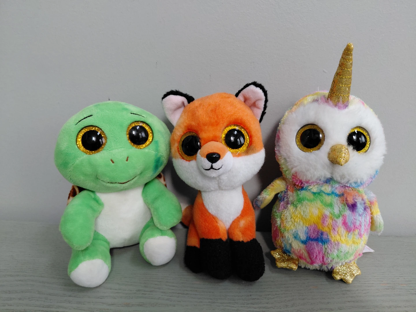 Set of 3 Ty Beanie Boos Plush Toys