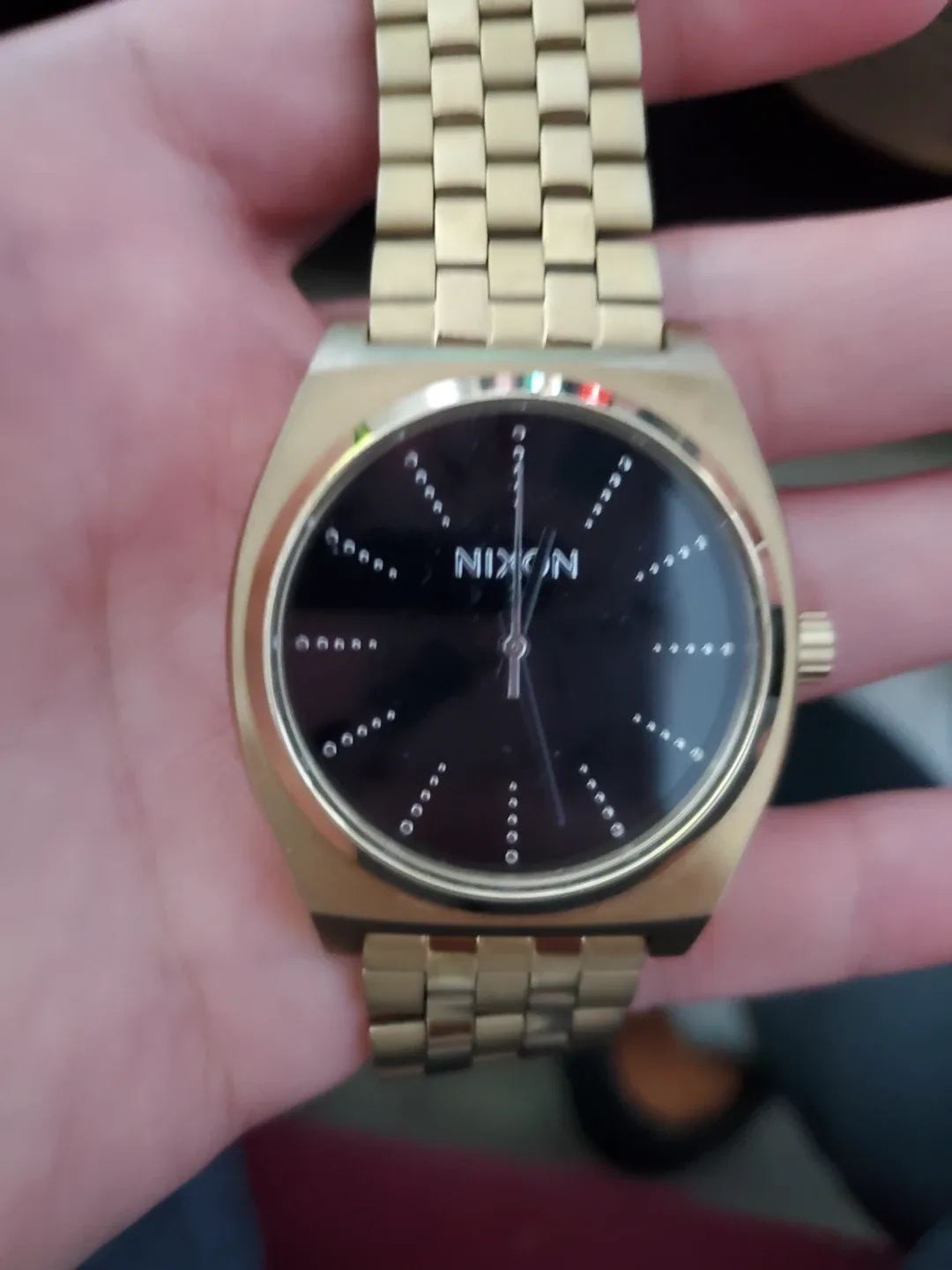 Nixon Gold-Tone Analog Watch