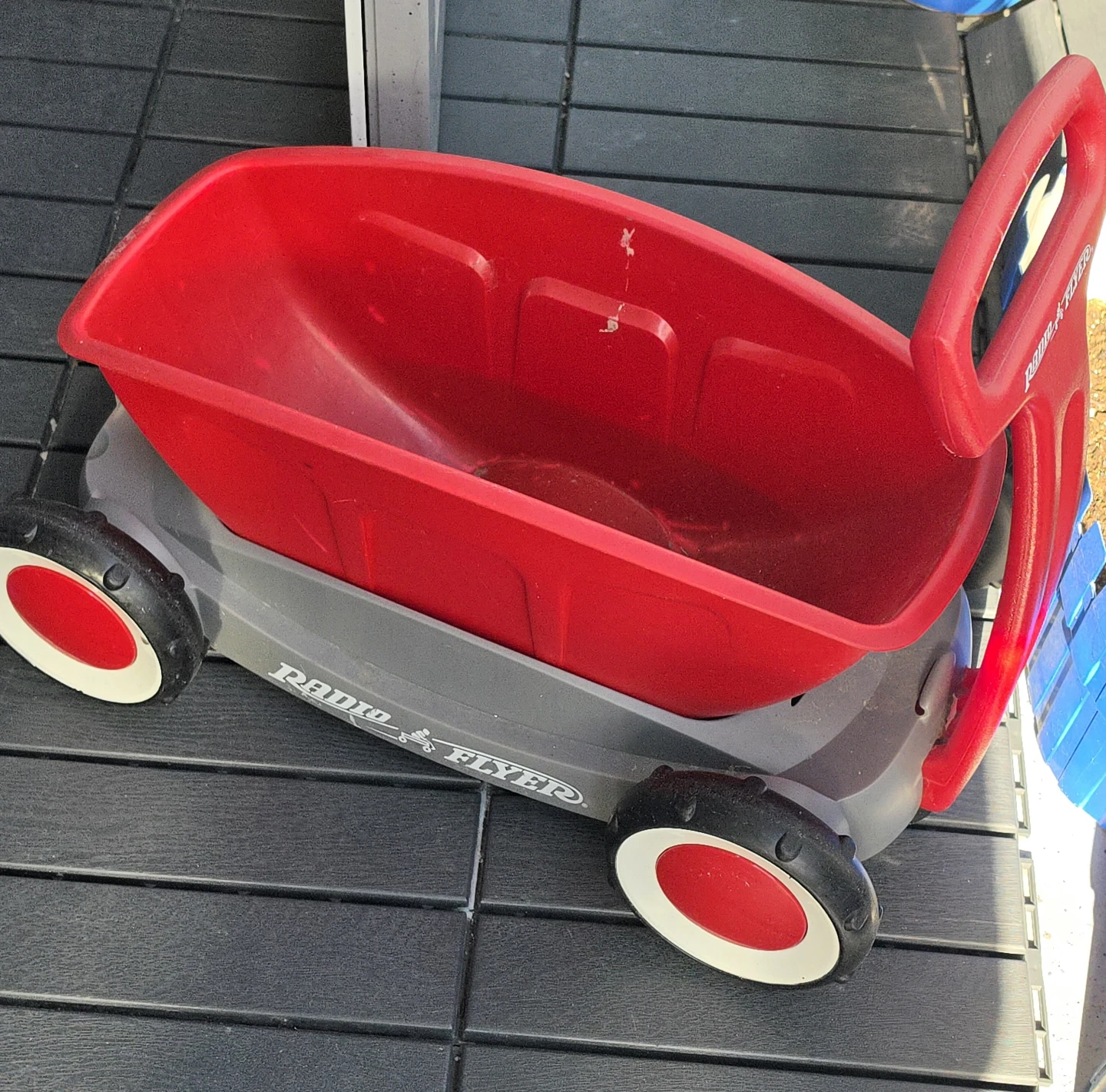 Radio Flyer Kids Plastic Pull Wagon