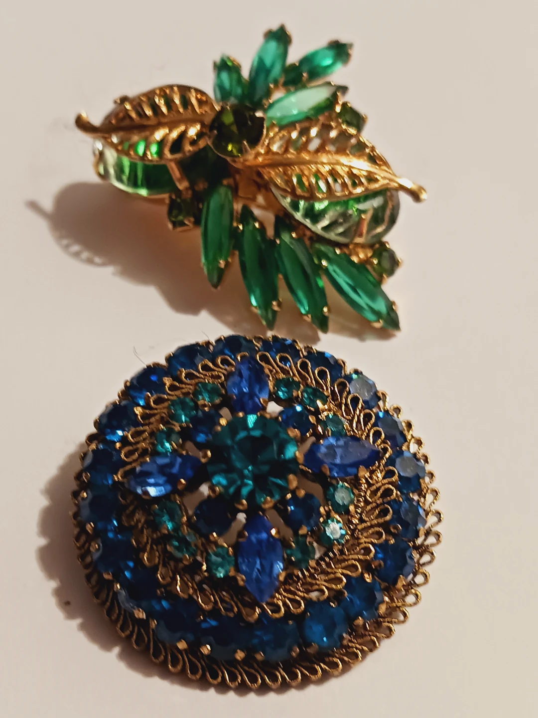 $35 each Stunning Austrian Crystal  Brooches $35 EACH