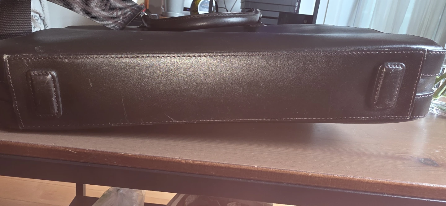 Montblanc Brown Leather Briefcase - photo 4